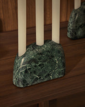 Load image into Gallery viewer, Signe medium-sized, green marble candlestick, 10 cm - image 3