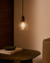 Load image into Gallery viewer, Silex green glass and walnut ceiling lamp, Ø 13 cm - image 3