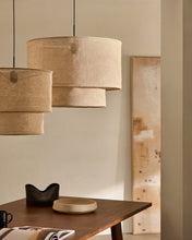 Load image into Gallery viewer, Mariela linen ceiling lamp shade in a beige finish Ø 60 x 40 cm - image 3