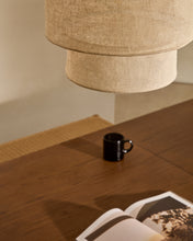 Load image into Gallery viewer, Mariela linen ceiling lamp shade in a beige finish Ø 40 x 34 cm - image 5