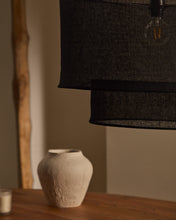 Load image into Gallery viewer, Mariela linen ceiling lamp shade in a black finish Ø 60 x 40 cm - image 4