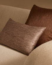 Load image into Gallery viewer, Mirca terracotta-coloured textured cushion cover, 50 x 30 cm