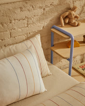 Load image into Gallery viewer, Indani bed set, duvet cover, pillowcase, bottom sheet, organic cotton, stripes for 70 cm bed - image 2