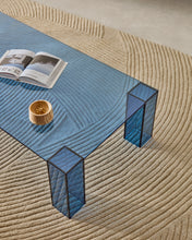 Load image into Gallery viewer, Adularia blue, tempered-glass coffee table, 140 x 60 cm - image 4