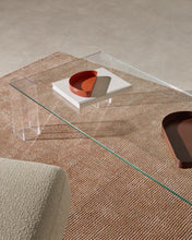 Load image into Gallery viewer, Adularia transparent, tempered-glass coffee table, 140 x 60 cm - image 5