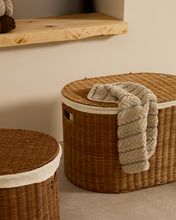 Load image into Gallery viewer, Indali set of 2 rattan baskets, Ø 50 cm / Ø 55 cm - image 2