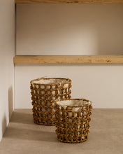 Load image into Gallery viewer, Dilam set of 2 natural fibre baskets, Ø 30 cm / Ø 38 cm - image 2