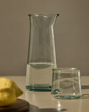 Load image into Gallery viewer, Izai transparent recycled glass jug - image 3