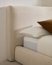 Load image into Gallery viewer, Ecru Blok bed with removable covers for 90 x 200 cm mattress FSC Mix Credit - image 5