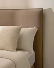 Load image into Gallery viewer, Jaira bed with removable linen and cotton cover in taupe for a 180 x 200 cm FSC Mix Credit mattress - image 6