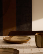 Load image into Gallery viewer, Brown ceramic Nagoli flat plate - image 3