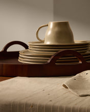Load image into Gallery viewer, White ceramic Coval flat plate - image 3