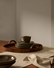 Load image into Gallery viewer, Brown ceramic Coval dessert plate - image 2
