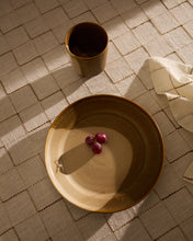 Load image into Gallery viewer, Brown ceramic Nagoli flat plate - image 2