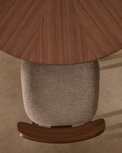 Load image into Gallery viewer, Naanim round table in walnut veneer, Ø 120 cm - image 6