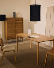 Load image into Gallery viewer, Indara table in ash veneer with natural finish 160 x 90 cm - image 5