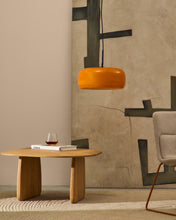 Load image into Gallery viewer, Reig orange glass ceiling lamp, Ø 38 cm - image 3