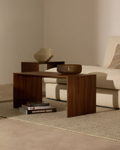Load image into Gallery viewer, Litto walnut veneer FSC Mix Credit coffee table, 90 x 45 cm - image 4