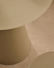 Load image into Gallery viewer, Wilshire tempered glass and metal side table with a matte grey finish, Ø 50 cm - image 3