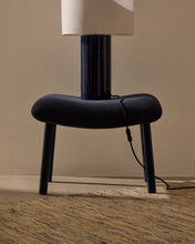 Load image into Gallery viewer, Inari footrest in blue and steel with a blue painted finish 60 x 50cm FSC Mix Credit - image 3