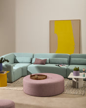 Load image into Gallery viewer, Kaeli purple footrest with removable cover Ø120cm - image 3