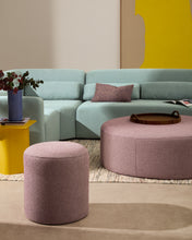 Load image into Gallery viewer, Kaeli purple footrest with removable cover Ø43cm - image 4