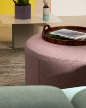 Load image into Gallery viewer, Kaeli purple footrest with removable cover Ø90cm - image 4