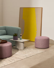Load image into Gallery viewer, Kaeli purple footrest with removable cover Ø60cm - image 3