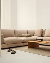 Load image into Gallery viewer, Gala 6-seater corner sofa in beige chenille FSC Mix Credit 300 x 300cm - image 4