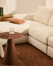 Load image into Gallery viewer, Alea ecru chenille 5-seater modular sofa with left chaise longue and removable cover 340cm - image 7