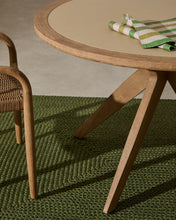 Load image into Gallery viewer, Julieta round table in polycement and solid acacia wood Ø 120 cm FSC 100% - image 6