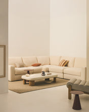 Load image into Gallery viewer, Alea 5-seater modular corner sofa with removable cover in ecru chenille 310 x 310cm - image 4