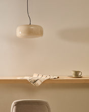 Load image into Gallery viewer, Reig light-grey, glass ceiling lamp, Ø 38 cm - image 3