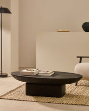 Load image into Gallery viewer, Ovak coffee table in solid acacia wood with black finish FSC 100% 140 x 70cm - image 5