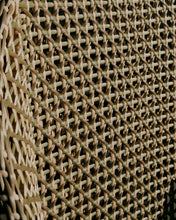 Load image into Gallery viewer, Olbia armchair with high backrest in synthetic rattan and FSC 100% solid teak wood - image 9