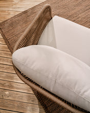 Load image into Gallery viewer, Catalina armchair made with beige rope and FSC solid acacia wood - image 13