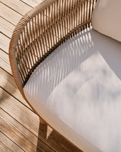 Load image into Gallery viewer, Catalina 3 seater sofa made with beige cord and solid acacia wood, 170 cm FSC 100% - image 11