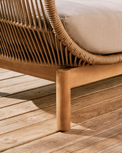 Load image into Gallery viewer, Catalina 3 seater sofa made with beige cord and solid acacia wood, 170 cm FSC 100% - image 12