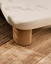Load image into Gallery viewer, Labra coffee table in cement and acacia wood 80 x 80 cm FSC 100% - image 6