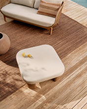 Load image into Gallery viewer, Labra coffee table in cement and acacia wood 80 x 80 cm FSC 100% - image 3