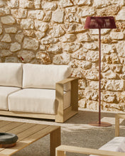 Load image into Gallery viewer, Ambra 3-seater sofa in solid acacia wood with light finish 249cm FSC 100% - image 6
