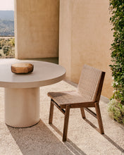 Load image into Gallery viewer, Itani chair in FSC 100% solid acacia wood and synthetic rattan - image 9