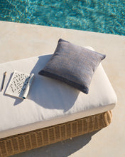Load image into Gallery viewer, Meria sun lounger in synthetic rattan with FSC 100% solid acacia wood legs - image 6