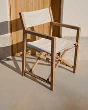 Load image into Gallery viewer, Vilara white outdoor folding chair made of FSC 100% solid acacia wood - image 5