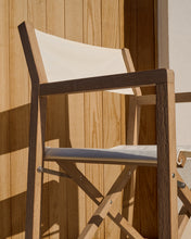 Load image into Gallery viewer, Vilara white outdoor folding chair made of FSC 100% solid acacia wood - image 7
