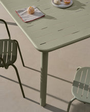Load image into Gallery viewer, Brai outdoor table in turquoise galvanised steel 180 x 90cm - image 7