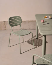 Load image into Gallery viewer, Brai stackable outdoor chair in turquoise galvanised steel - image 6