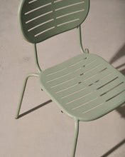 Load image into Gallery viewer, Brai stackable outdoor chair in turquoise galvanised steel - image 7