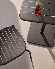 Load image into Gallery viewer, Brai outdoor table in dark grey galvanised steel 70 x 70cm - image 6