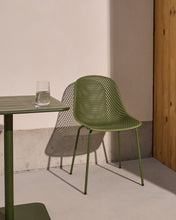Load image into Gallery viewer, Quinby outdoor chair with green steel legs - image 5
